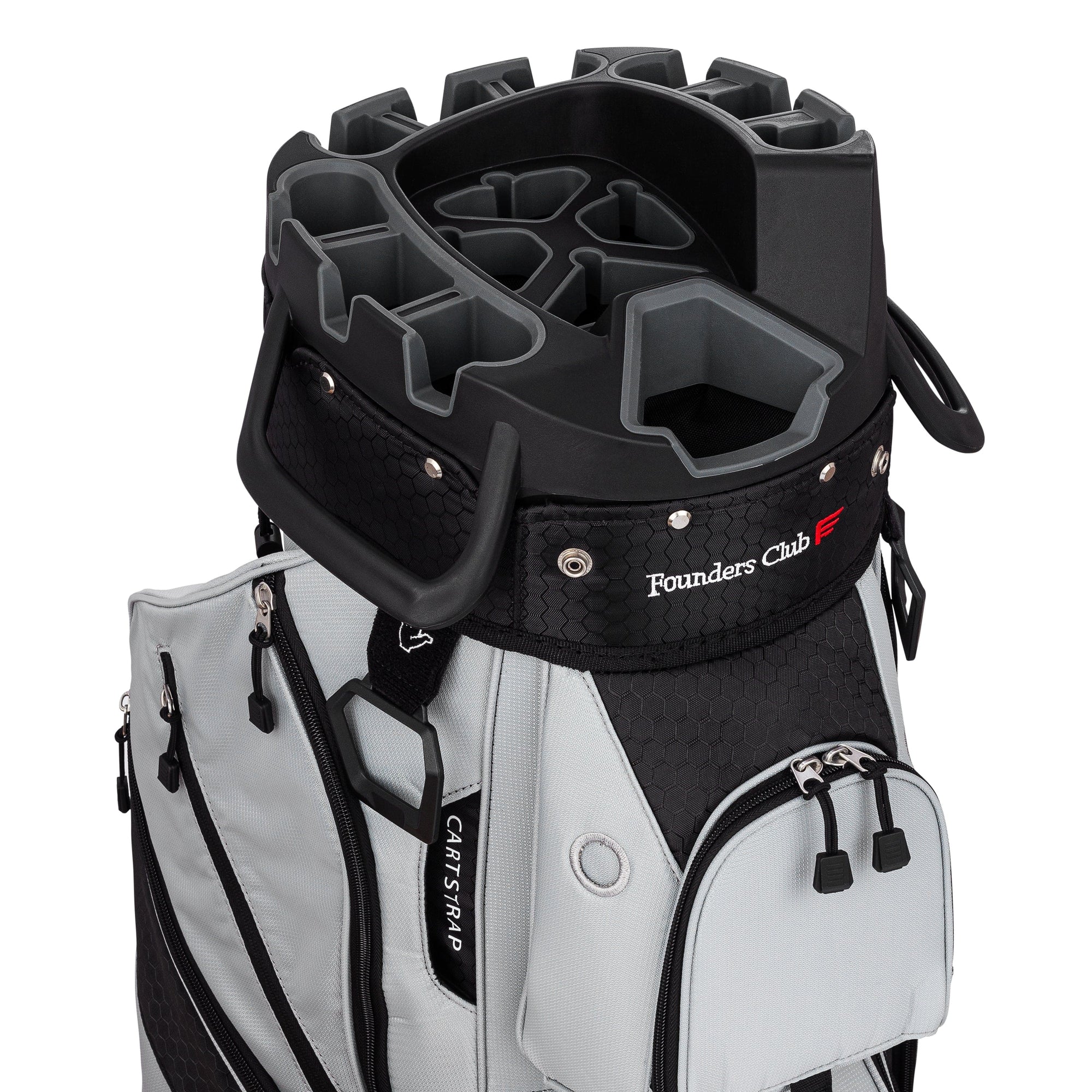 golf bag snap on rain bonnet Founders Club 4th Generation Player Series Club Lock Organizer Golf Ca