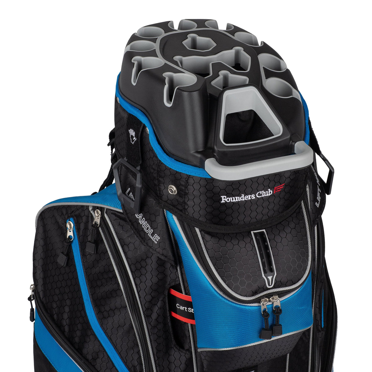 Founders Club Premium Organizer 14 Way Golf Cart Bag - Aegean Blue
