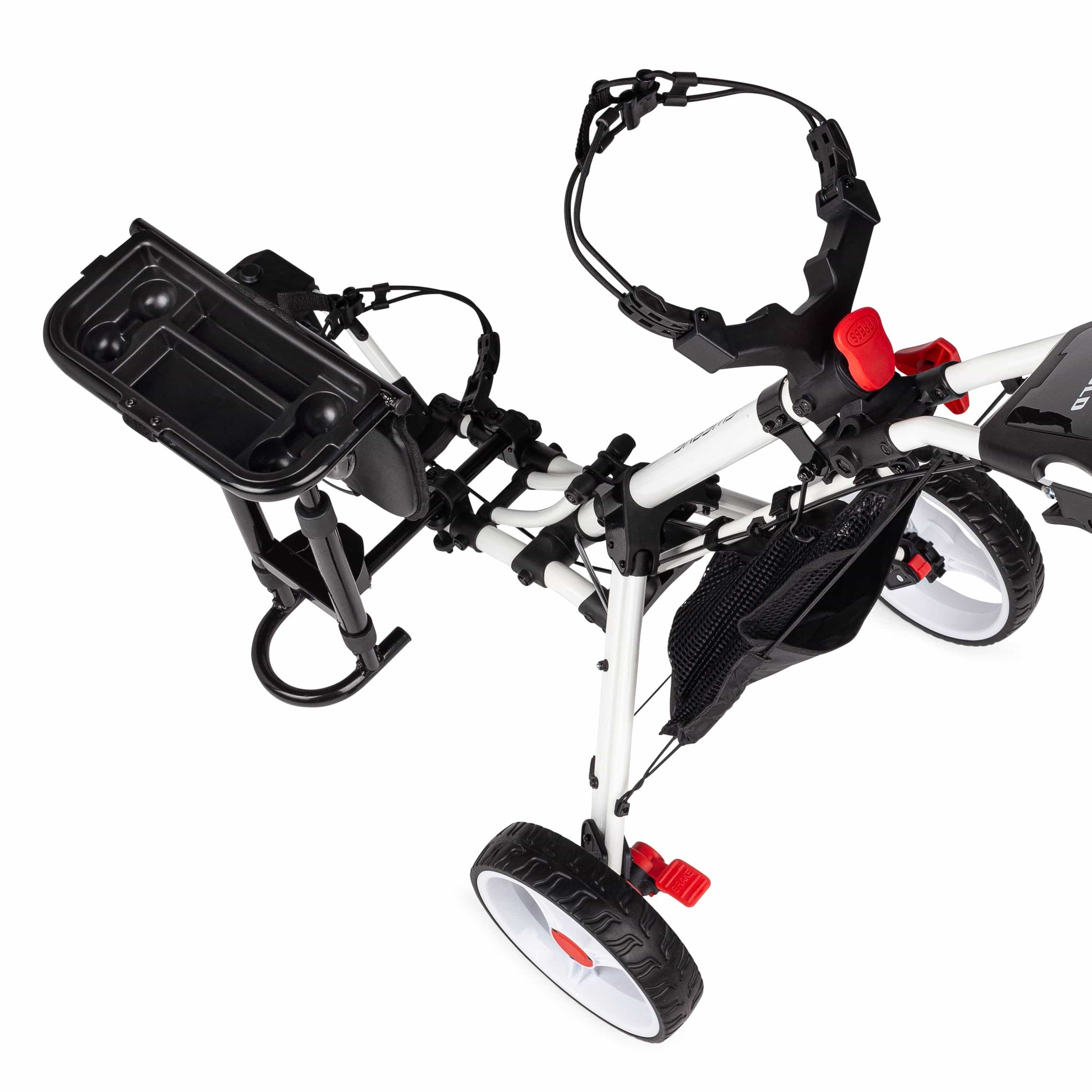 QWIK-FOLD 360 Swivel 3 Wheel Push Pull Golf Cart w/ 360 Rotating Front –  GolfBestBuy