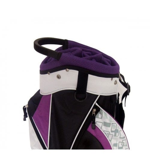 Designer Cutler Golf Bag. Purple With White Black Leather Accents Pick Up  Only