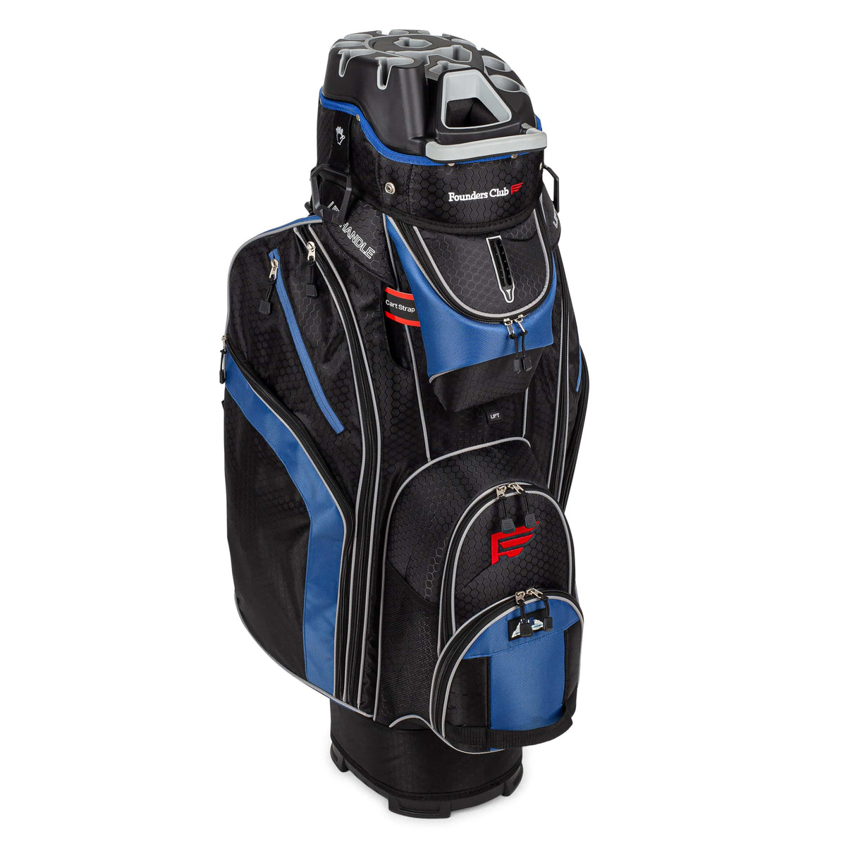 Founders Club 3rd Generation Premium Organizer 14 Way Golf Cart Bag - Blue