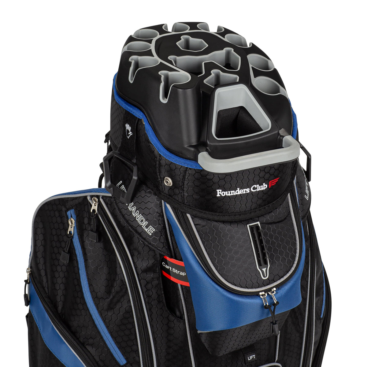 Founders Club Premium Organizer 14 Way Golf Cart Bag - Blue