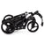 Founders Club Swerve 3 Wheel Golf Cart - Charcoal/Black