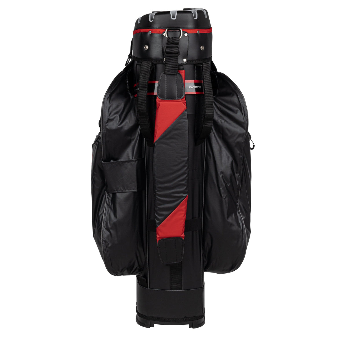 Founders Club 3rd Generation Premium Organizer 14 Way Golf Cart Bag - Black/Red Waterproof