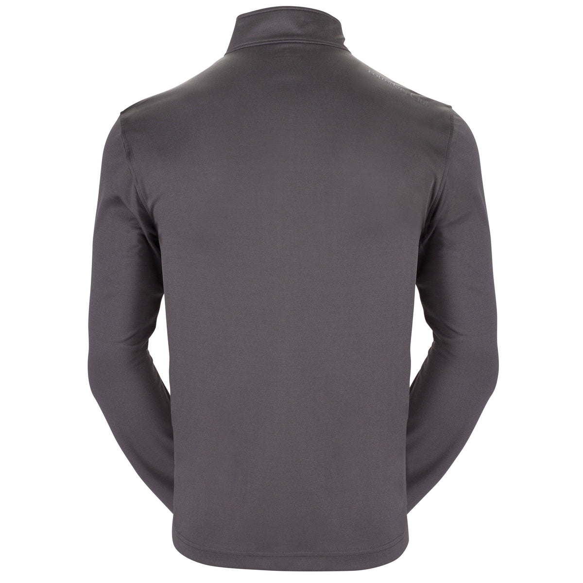Founders Club Performance Men&#39;s Long Sleeve Lightweight Breathable Thermal Half Zip Baselayer Shirt Top Golf Hiking Skiing Gray