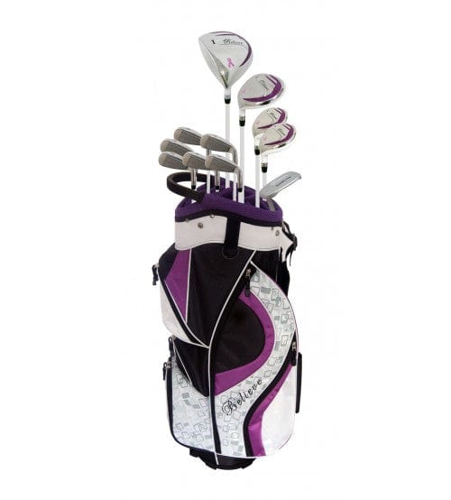 Founders Club Believe Complete Ladies Golf Set - Purple (Left-handed Petite -1&quot;)