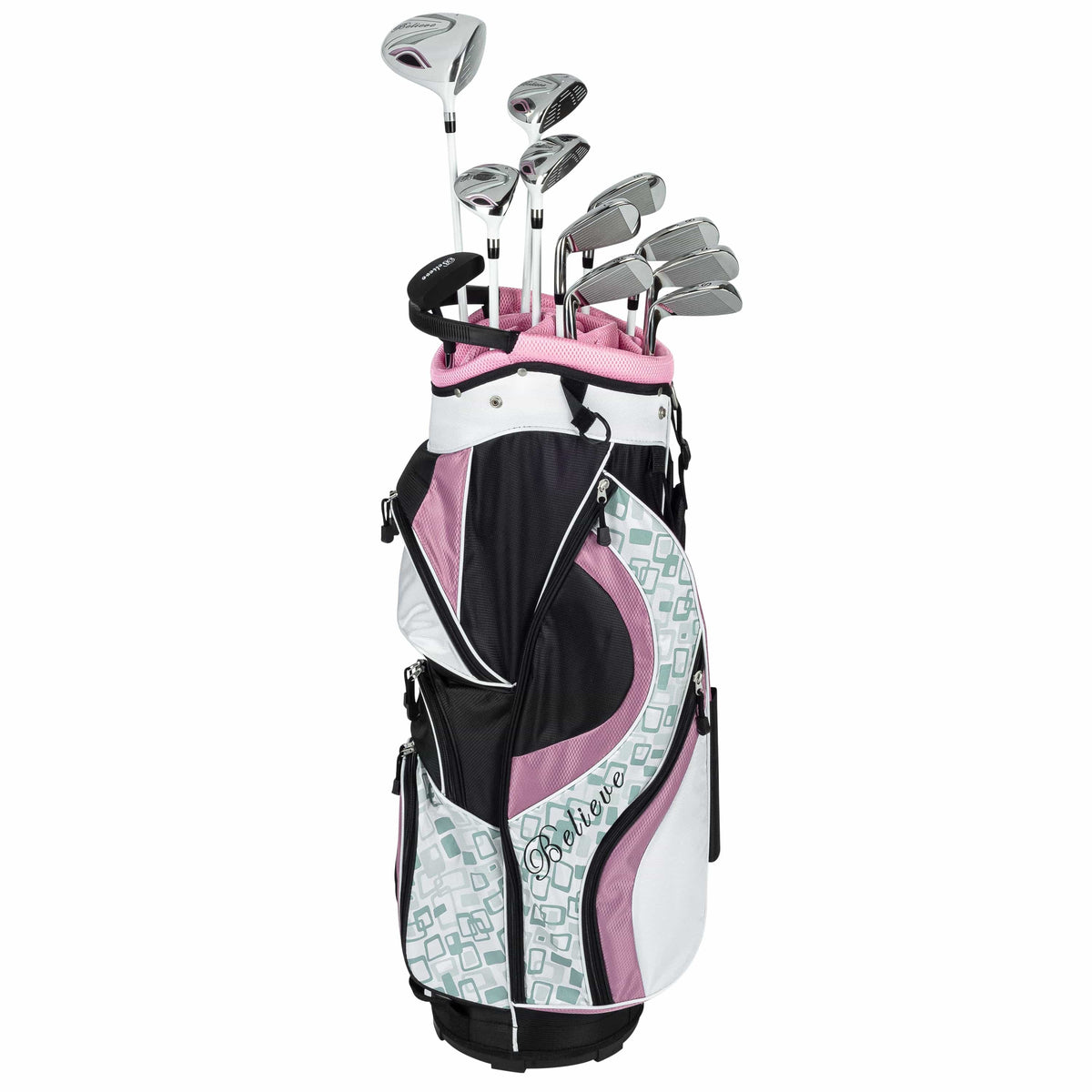 Founders Club Believe Complete Ladies Golf Set - ROSE (Right-handed) Petite -1&quot;