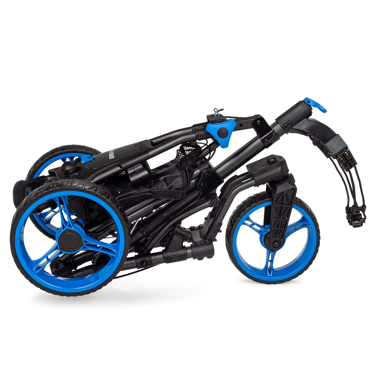 Founders Club Swerve 3 Wheel Golf Cart - Charcoal/Blue
